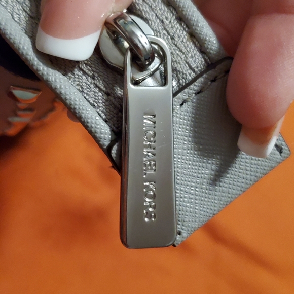Michael Kors Grey Studded Crossbody - Picture 5 of 7